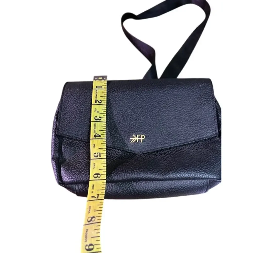 NWT Freshly Picked Black Diaper Bag Belt Bag Crossbody Fanny Pack Vegan Leather